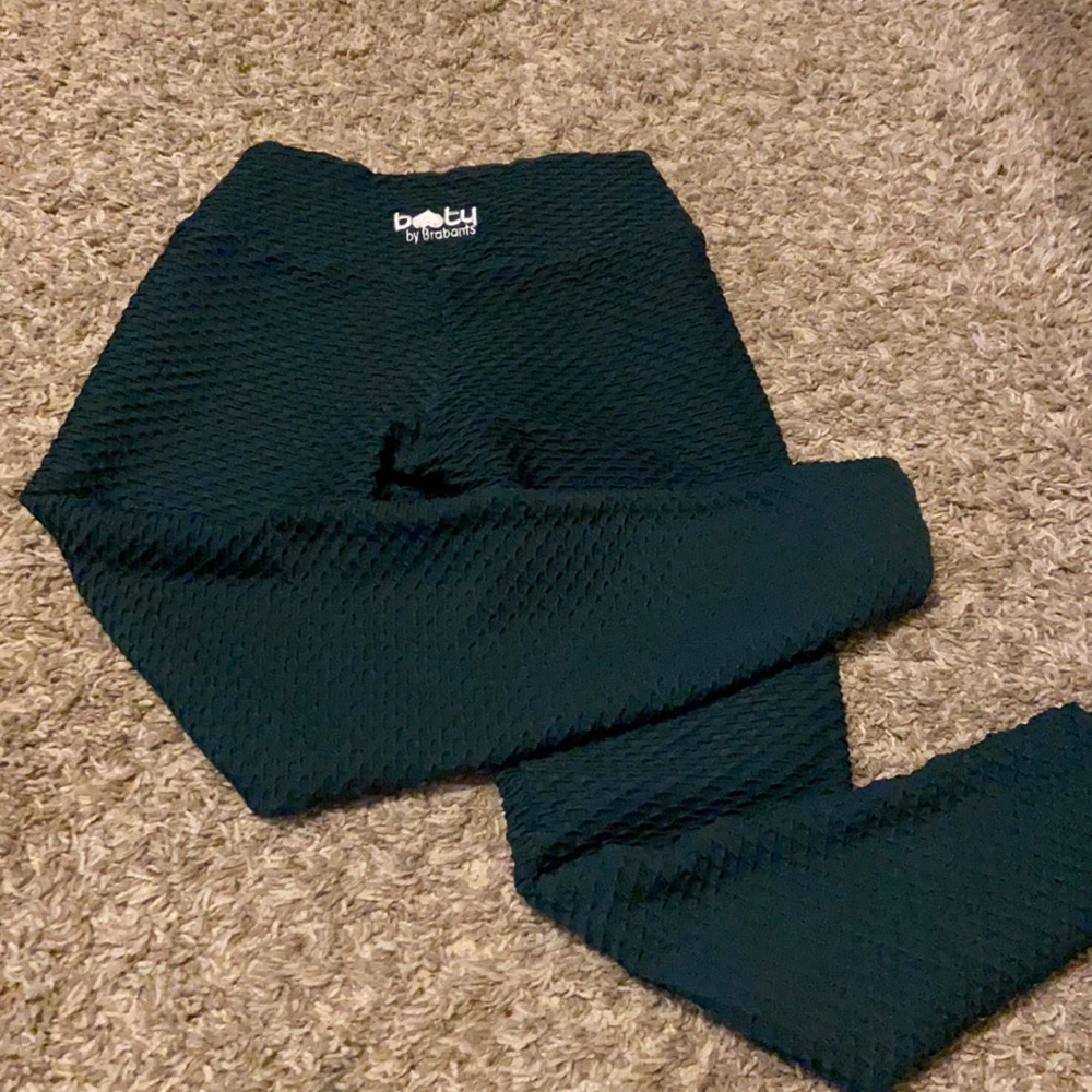 Emerald green booty by Brabants leggings
